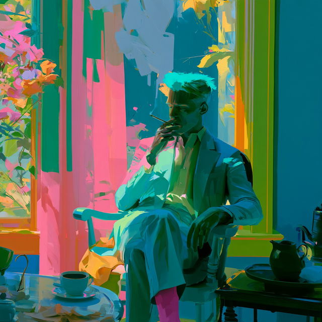 Turquoise Heat Index style, Midjourney V8.2, render 3 of 4