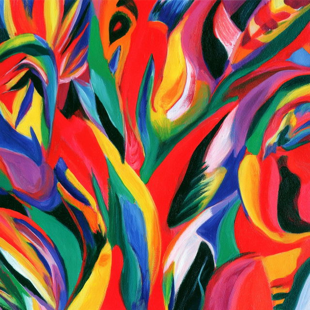 Fauvist Enamel Flux style, Midjourney V8.2, render 3 of 4