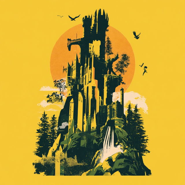 Inkcastle Puppetry style, Midjourney V8.2, render 1 of 4