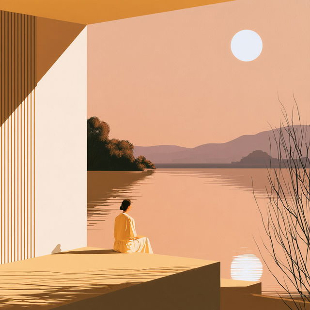 Mesaquiet style, Midjourney V8.2, render 3 of 4