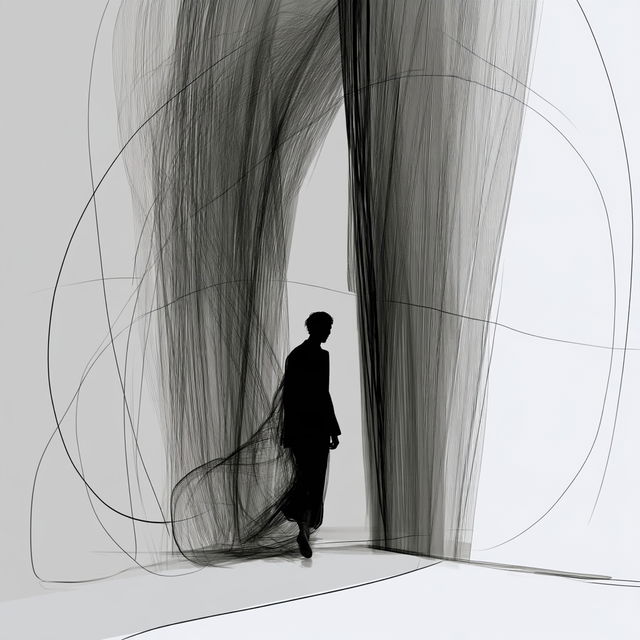 Inkveil style, Midjourney V8.2, render 1 of 4