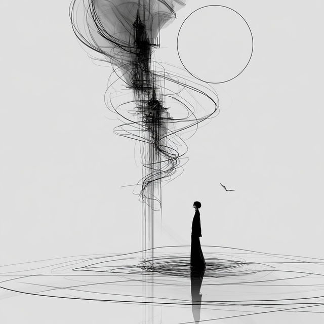 Inkveil style, Midjourney V8.2, render 3 of 4