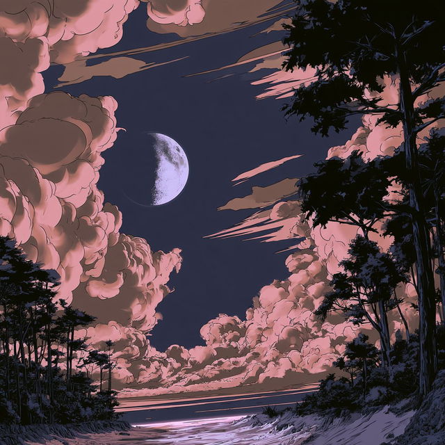 Crescent Souk Panels style, Midjourney V8.2, render 2 of 4