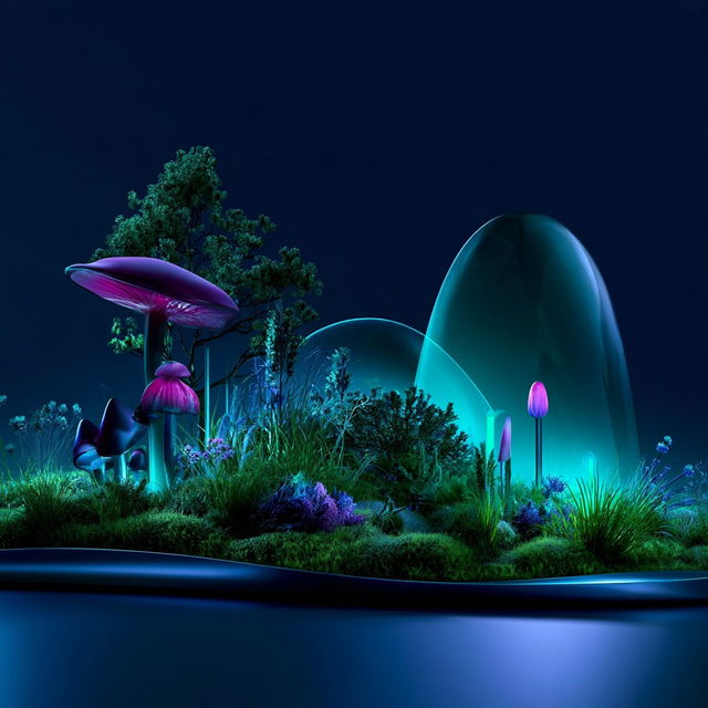 Bioluxure style, Midjourney V8.2, render 1 of 4