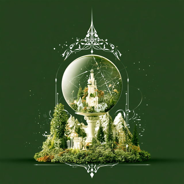 Cryobotanical Iconography style, Midjourney V8.2, render 2 of 4