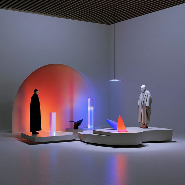 Majlis Neon style, Midjourney V8.2, render 1 of 4