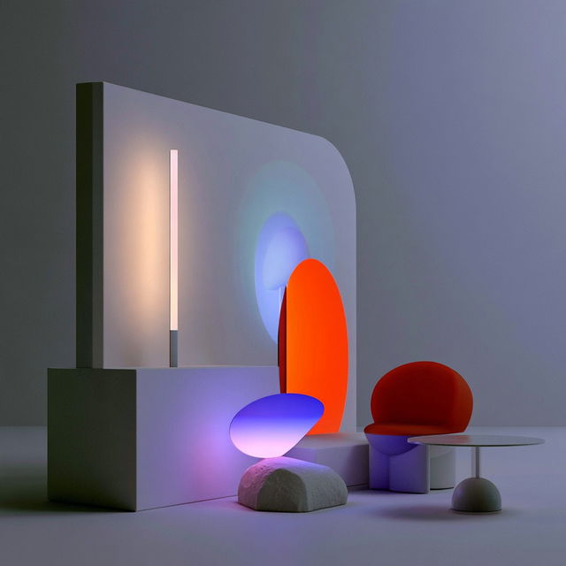 Majlis Neon style, Midjourney V8.2, render 4 of 4