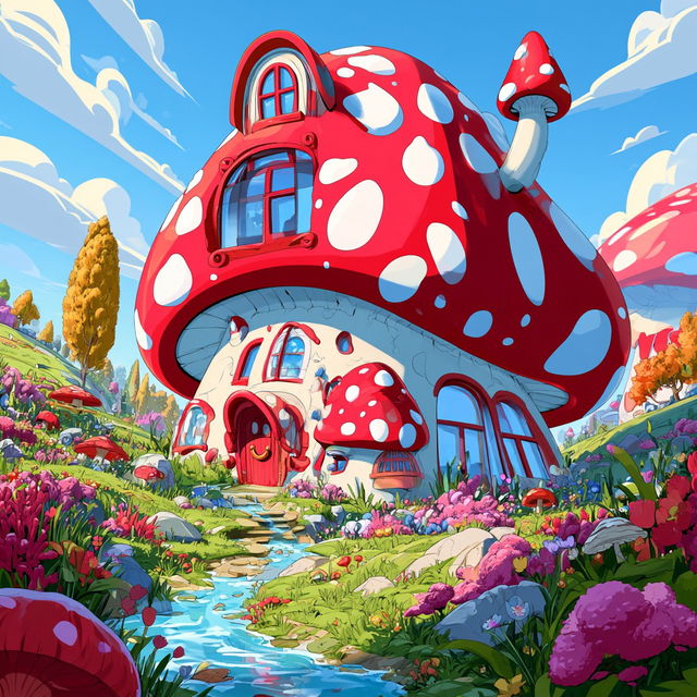 Scarlet Scarab Gardens style, Midjourney V8.2, render 4 of 4
