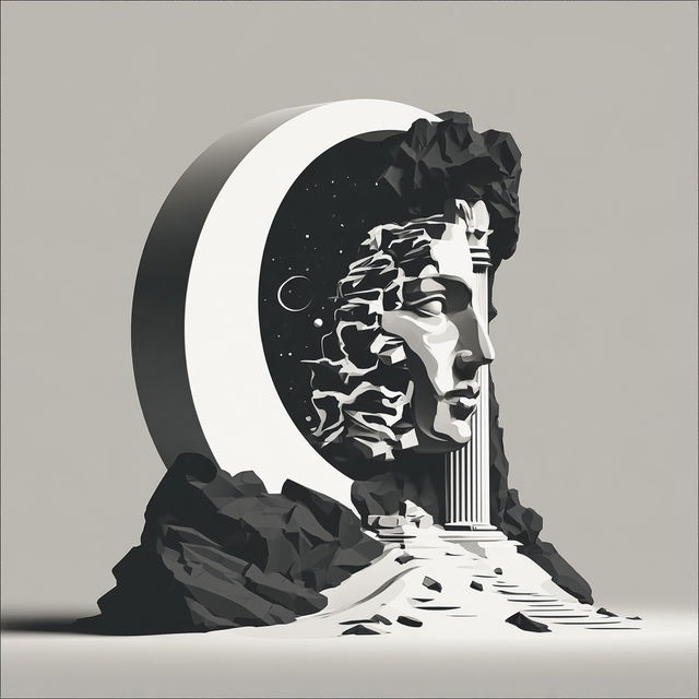Ruincut style, Midjourney V8.2, render 4 of 4