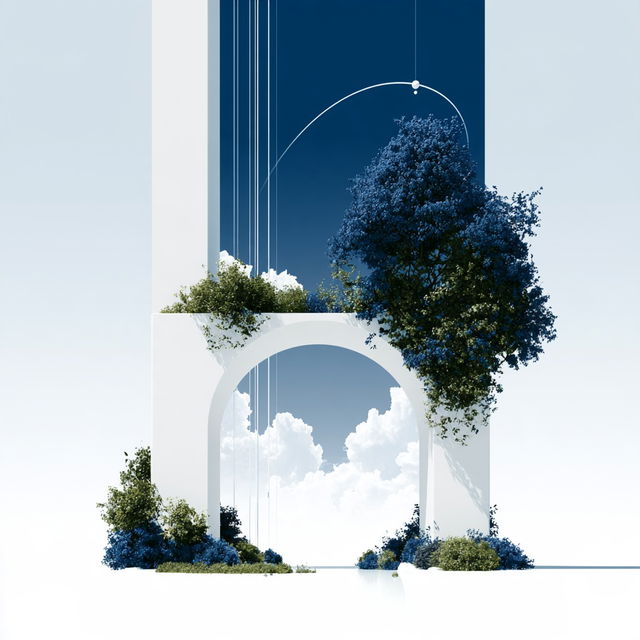 Cloudoclastics style, Midjourney V8.2, render 3 of 4