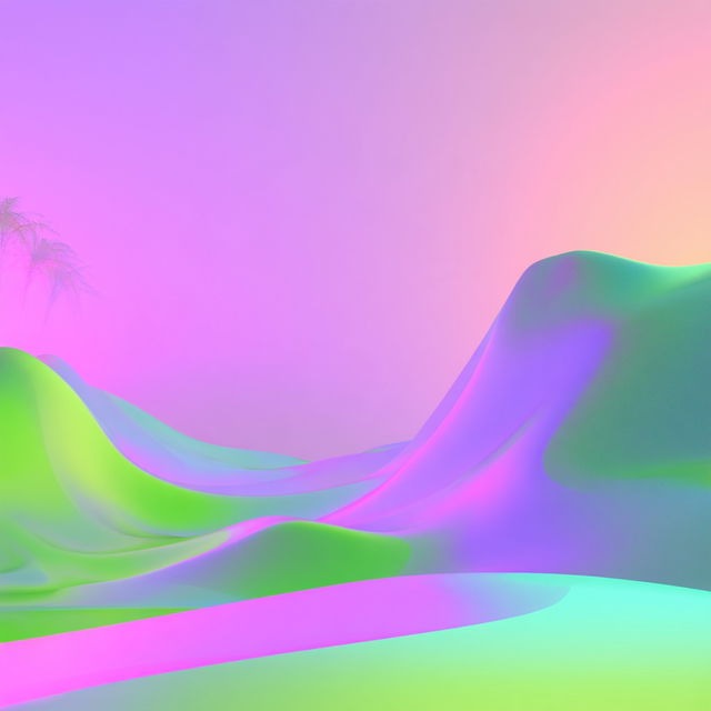 Fluorocurve style, Midjourney V8.2, render 2 of 4