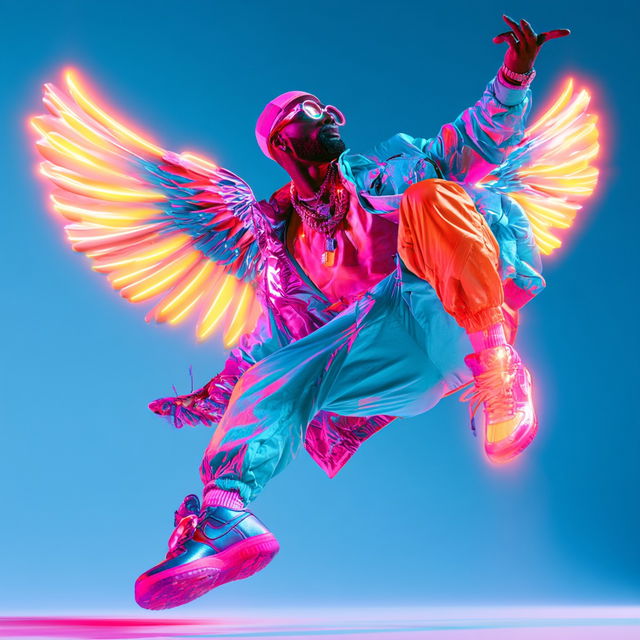Fluorink style, Midjourney V8.2, render 3 of 4