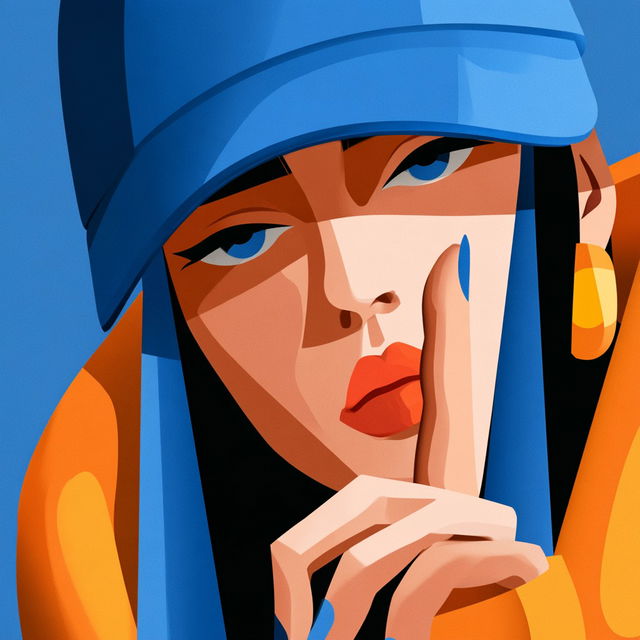 Azurange style, Midjourney V8.2, render 2 of 4