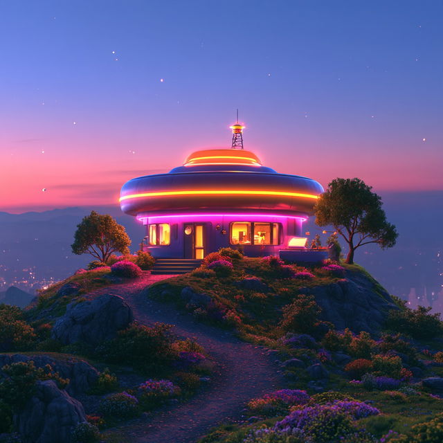Sunmetal Afterglow style, Midjourney V8.2, render 4 of 4