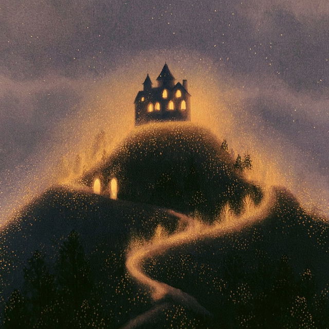 Gloamfolk style, Midjourney V8.2, render 4 of 4