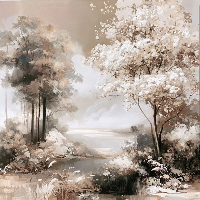 Blossomstone Lithographs style, Midjourney V8.2, render 3 of 4