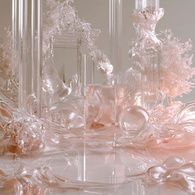 Pearlwarp style, Midjourney V8.2, render 4 of 4