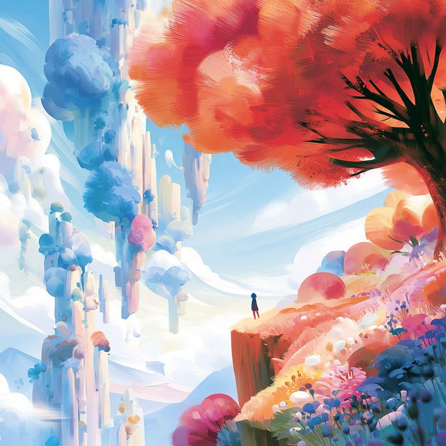 Petalopolis style, Midjourney V8.2, render 4 of 4