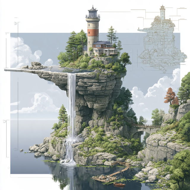 Astercliff style, Midjourney V8.2, render 3 of 4