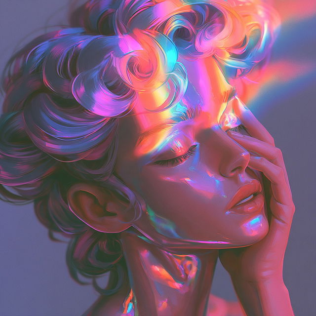 Bubbleshine Arc style, Midjourney V8.2, render 2 of 4