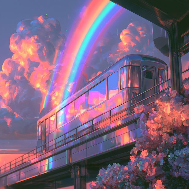Bubbleshine Arc style, Midjourney V8.2, render 3 of 4