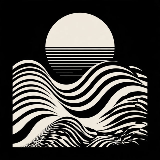 Inkgrid Constructivism style, Midjourney V8.2, render 1 of 4