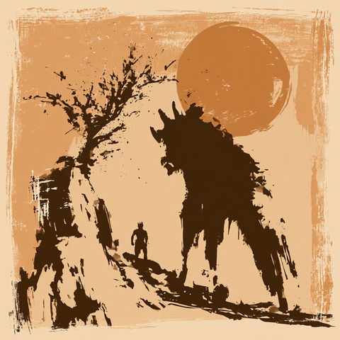 The Stagehand of Bramble Crag style (SREF codes), Midjourney V8.2