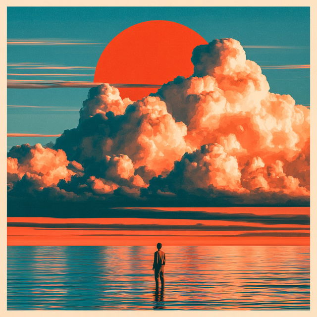 Orangeteal Monumentalism style, Midjourney V8.2, render 4 of 4
