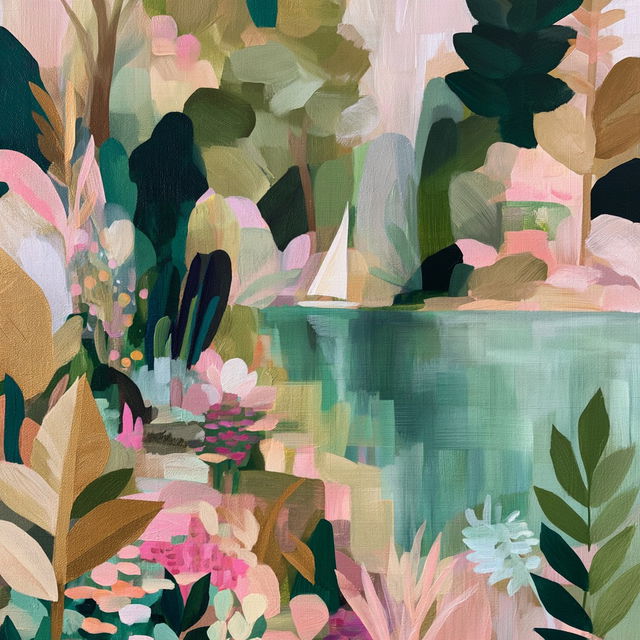 Pastel Phyllocubism style, Midjourney V8.2, render 3 of 4
