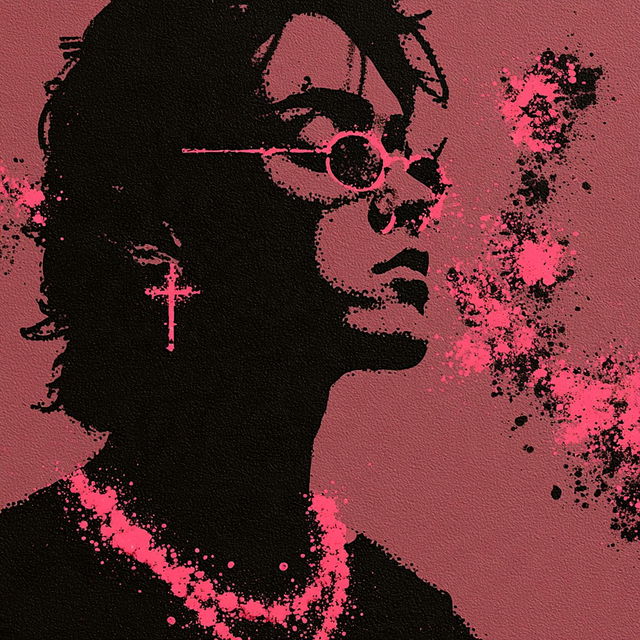 Splattercosm style, Midjourney V8.2, render 1 of 4