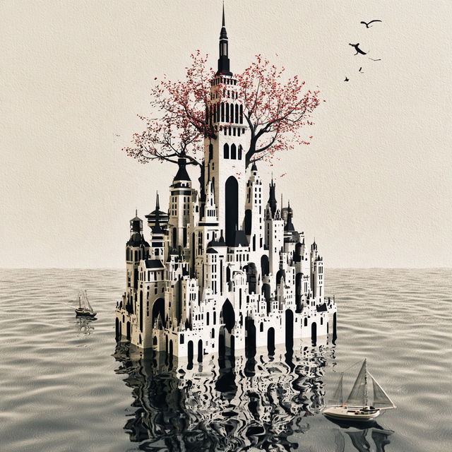 Maskolithics style, Midjourney V8.2, render 1 of 4