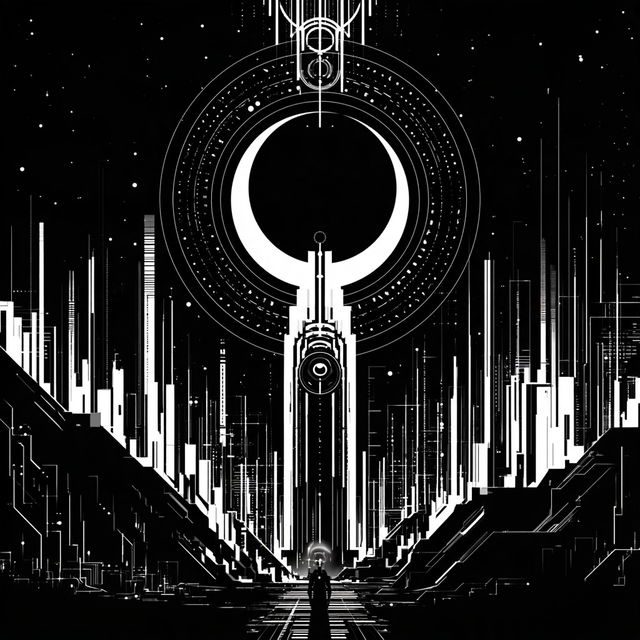 Ink Orbit style, Midjourney V8.2, render 4 of 4