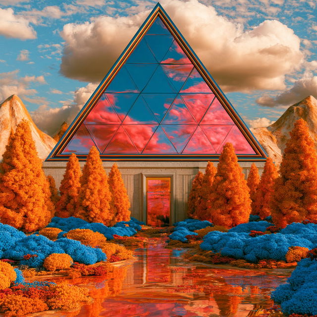 Chromaterrace style, Midjourney V8.2, render 3 of 4