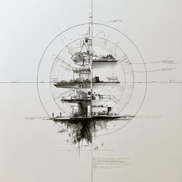 Needleplan style, Midjourney V8.2, render 4 of 4