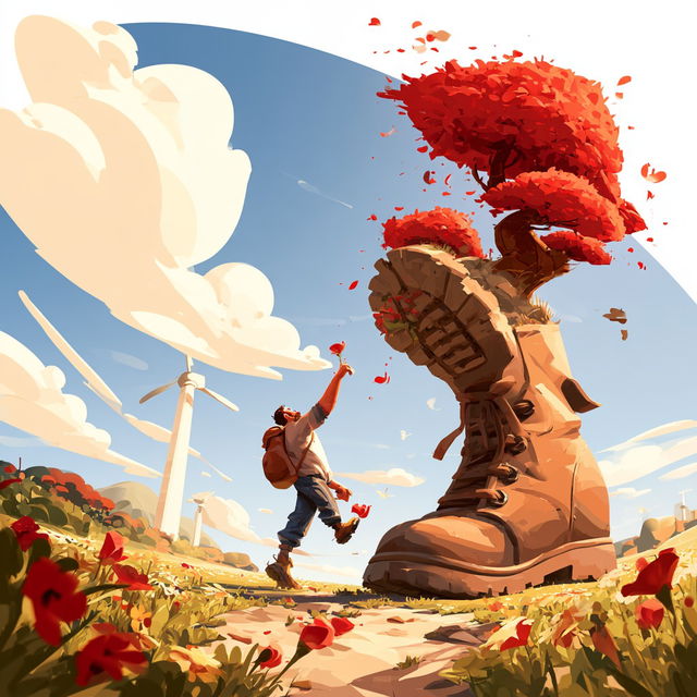 Petalscale style, Midjourney V8.2, render 1 of 4