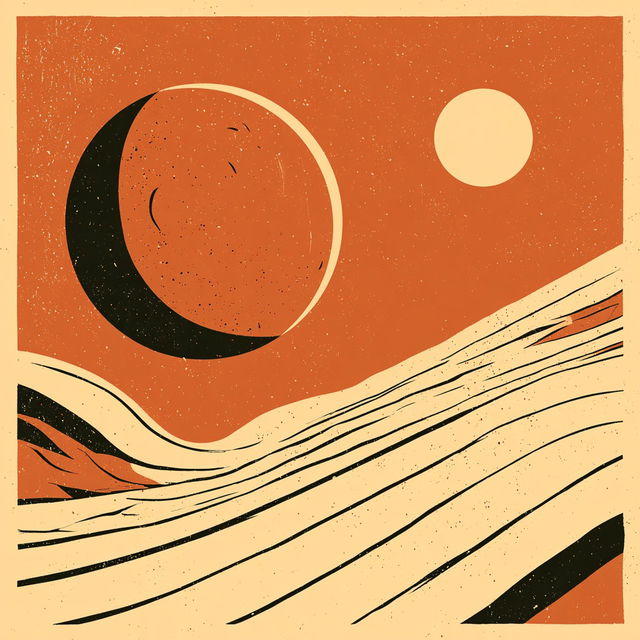 Woodcutana style, Midjourney V8.2, render 2 of 4