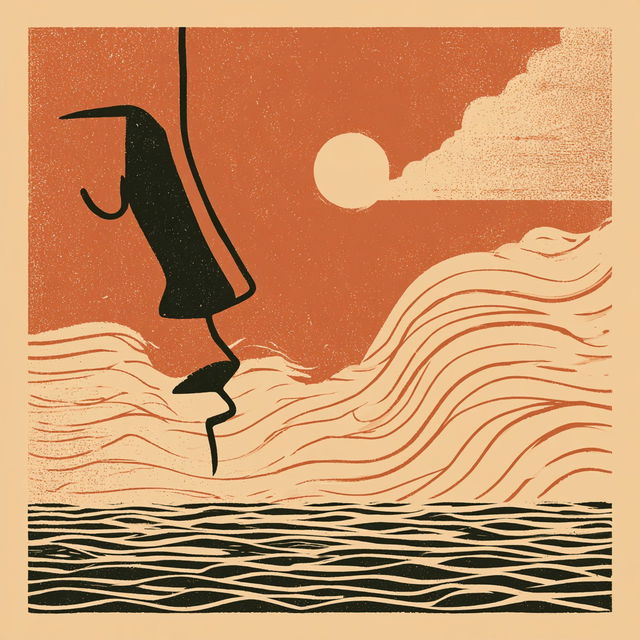 Woodcutana style, Midjourney V8.2, render 3 of 4