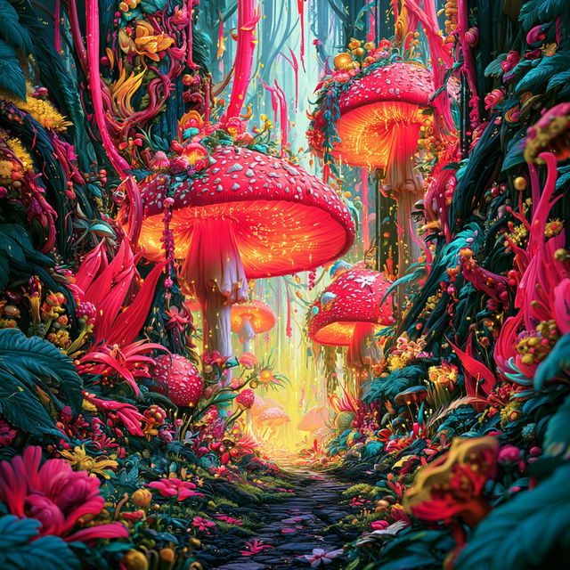 Glazeflora style, Midjourney V8.2, render 3 of 4
