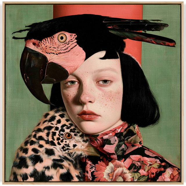 Feathergilt style, Midjourney V8.2, render 3 of 4