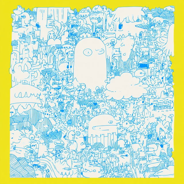 Cyanodoodle style, Midjourney V8.2, render 2 of 4