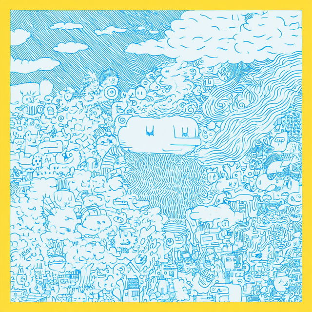 Cyanodoodle style, Midjourney V8.2, render 4 of 4