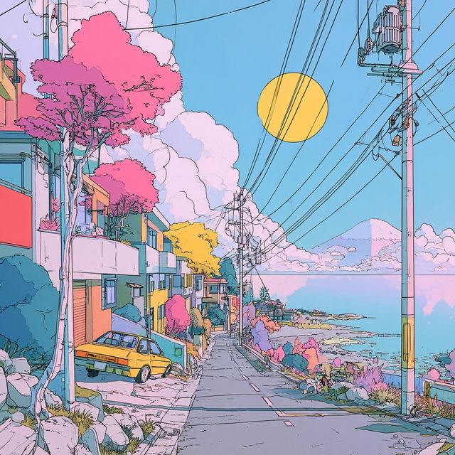 Halation Borough style, Midjourney V8.2, render 4 of 4