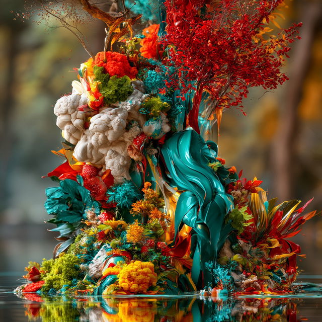 Chasuble Chromatics style, Midjourney V8.2, render 2 of 4