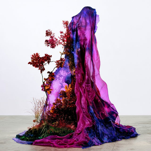 Floraclastic style, Midjourney V8.2, render 3 of 4