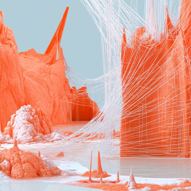 Terracryon style, Midjourney V8.2, render 4 of 4