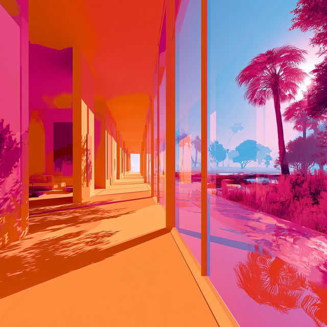 Sundial Chromapunk style, Midjourney V8.2, render 2 of 4