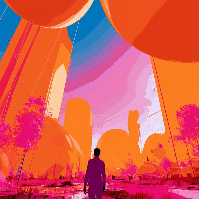 Sundial Chromapunk style, Midjourney V8.2, render 4 of 4