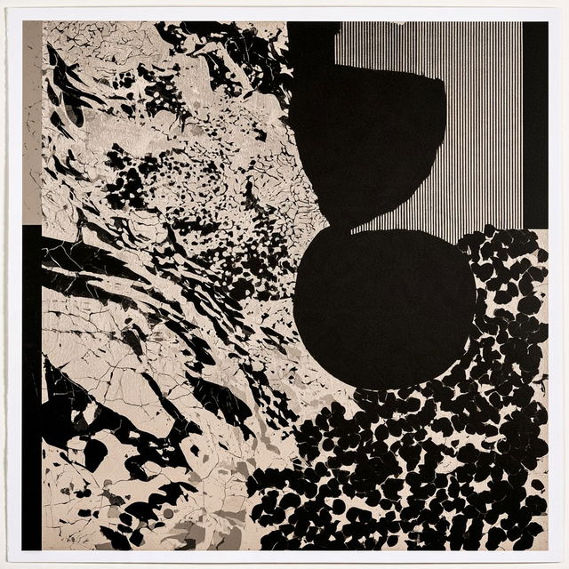 Crackline Serigraphy style, Midjourney V8.2, render 2 of 4