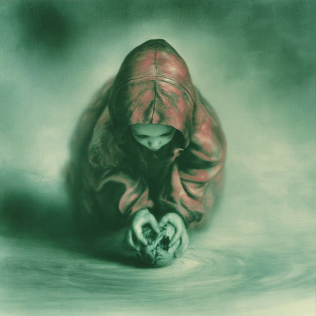 Verdigris Hoodwork style, Midjourney V8.2, render 2 of 4