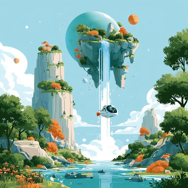 Elepharchipelago style, Midjourney V8.2, render 3 of 4